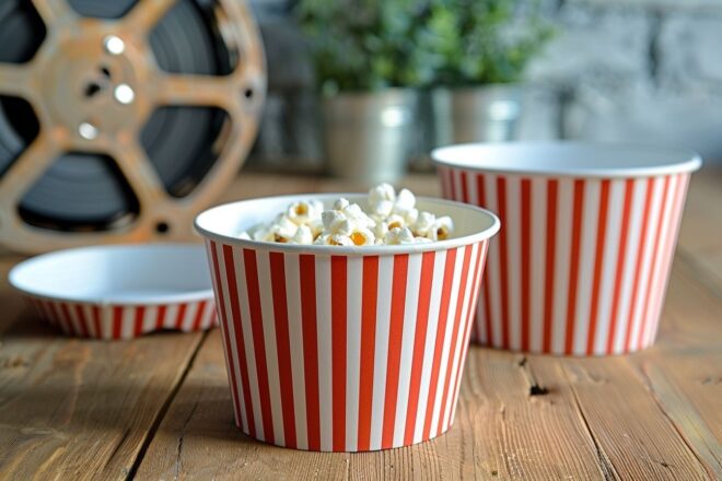 Image d'illustration. Pop corn et cinéma.