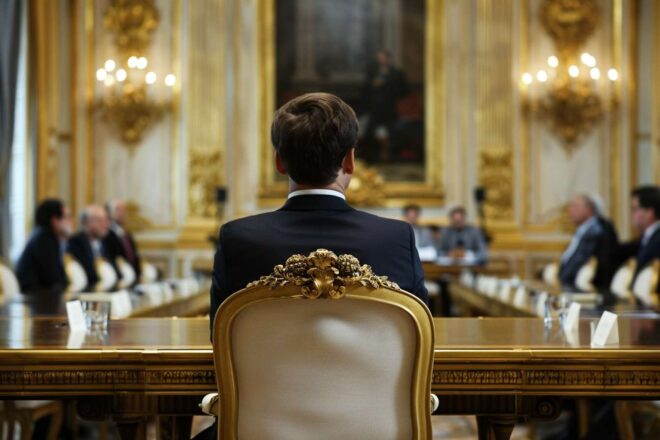 Image d'illustration. Macron et le gouvernement. conseil ministres